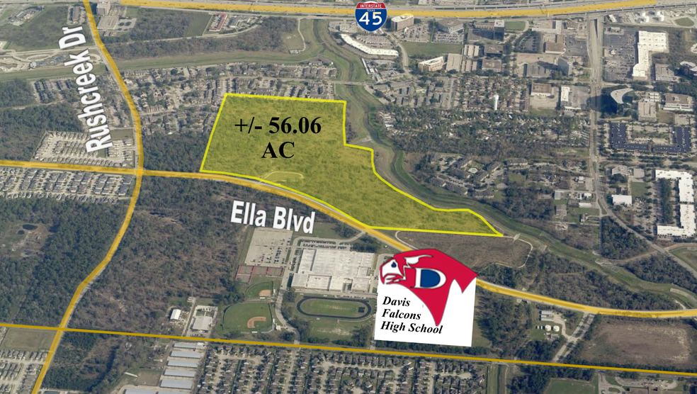 Primary Photo Of Ella Blvd & Rushcreek Dr, Houston Land For Sale