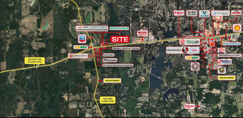Primary Photo Of 7111 U S Highway 98, Hattiesburg Land For Lease