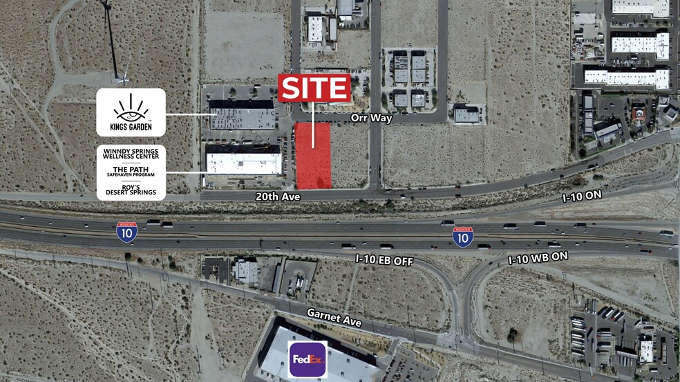 More Photos Of I- 10 Freeway @ 20th Ave, Palm Springs Land For Sale