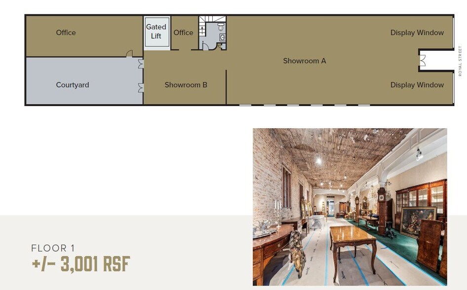 More Photos Of 409 Royal St, New Orleans Storefront For Sale