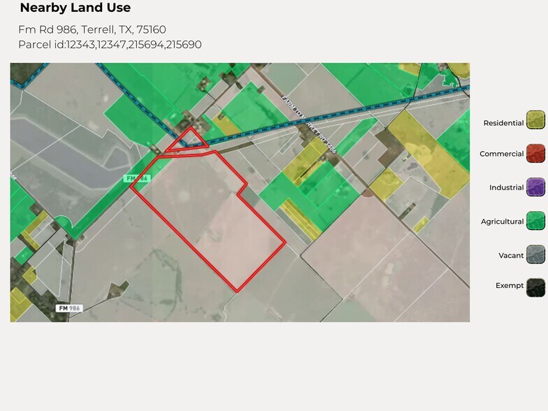Primary Photo Of FM 986 Rd, Terrell Land For Lease
