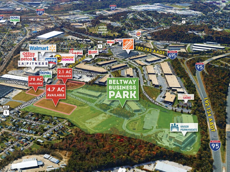 More Photos Of Washington Blvd, Baltimore Land For Lease