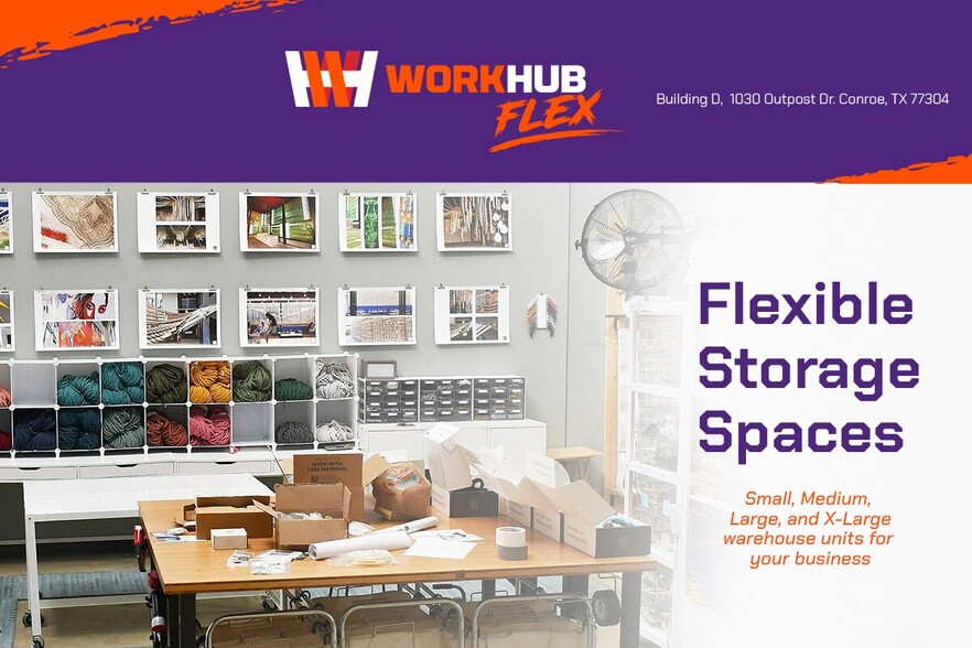 More Photos Of 1027 Outpost Dr, Conroe Showroom For Lease