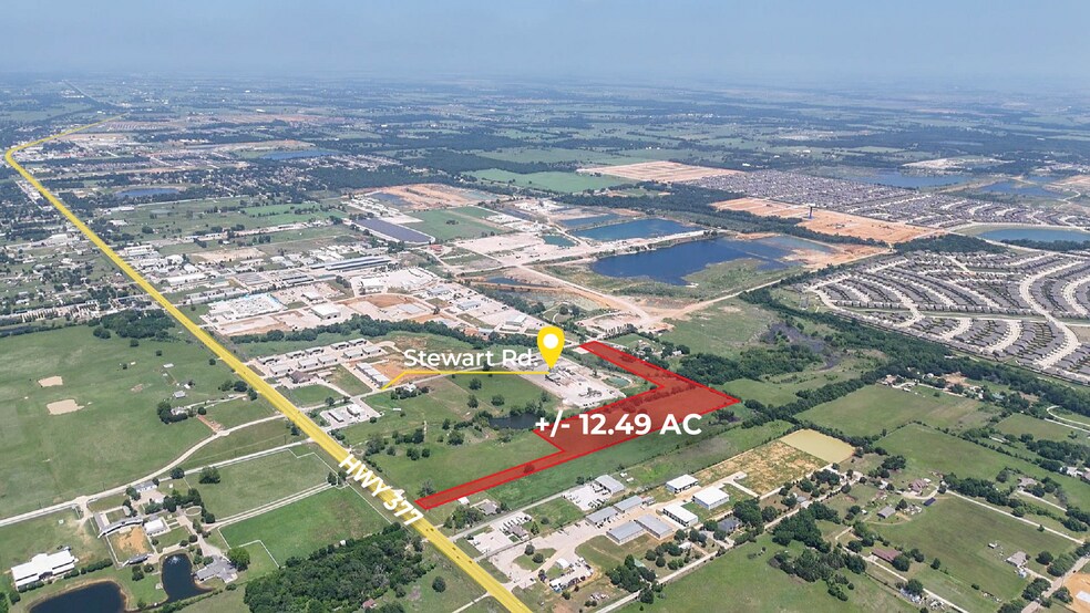 More Photos Of 4354 US 377, Aubrey Land For Sale