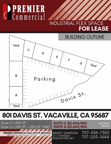 More Photos Of 801 Davis St, Vacaville Warehouse For Lease