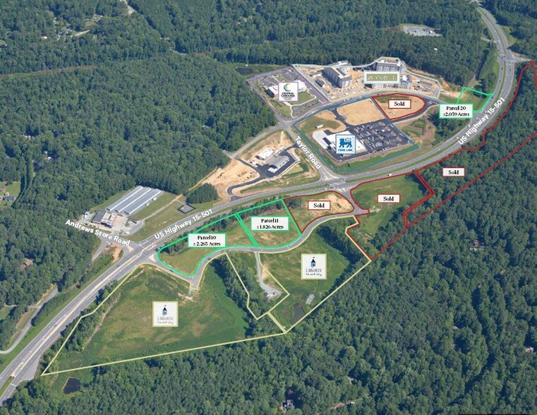 Primary Photo Of US Highway 15/501 @ Taylor Road, Chapel Hill Land For Sale