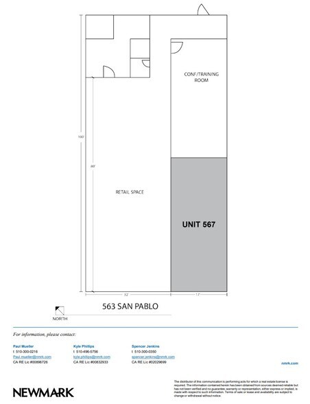 More Photos Of 563-575 San Pablo Ave, Albany Storefront For Sale