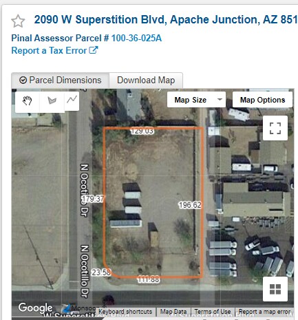 More Photos Of 2090 W Superstition Blvd, Apache Junction Land For Sale
