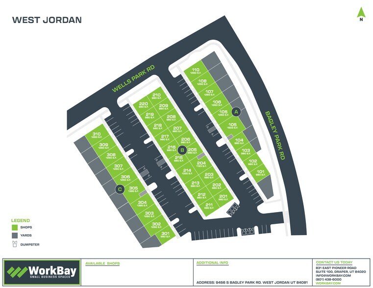 More Photos Of 9456 S Bagley Park Rd, West Jordan Showroom For Lease