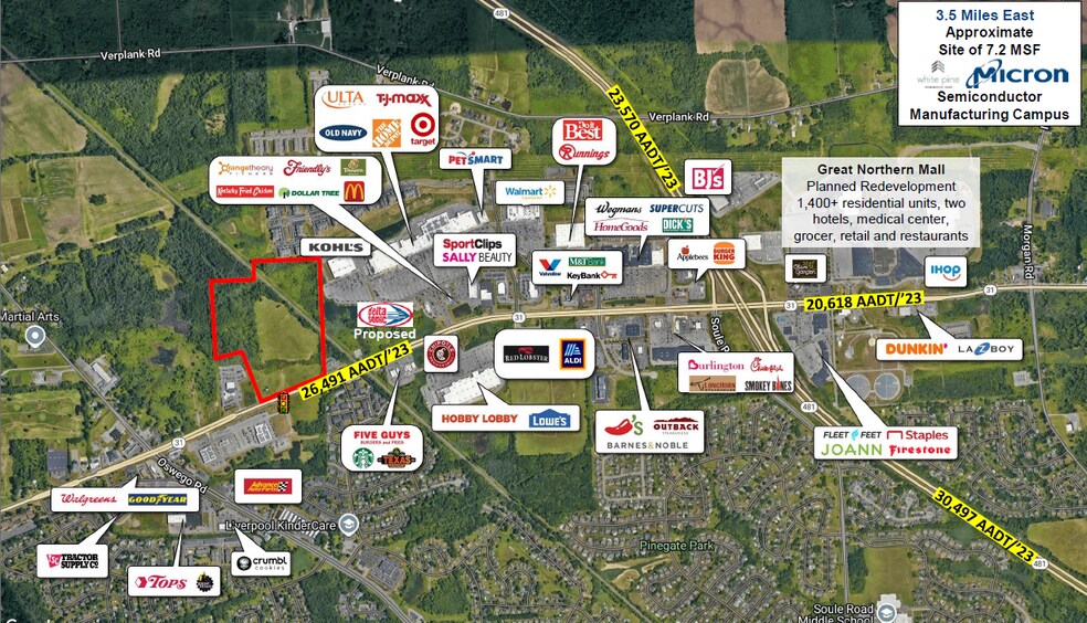 More Photos Of 3715 Route 31, Clay Land For Sale