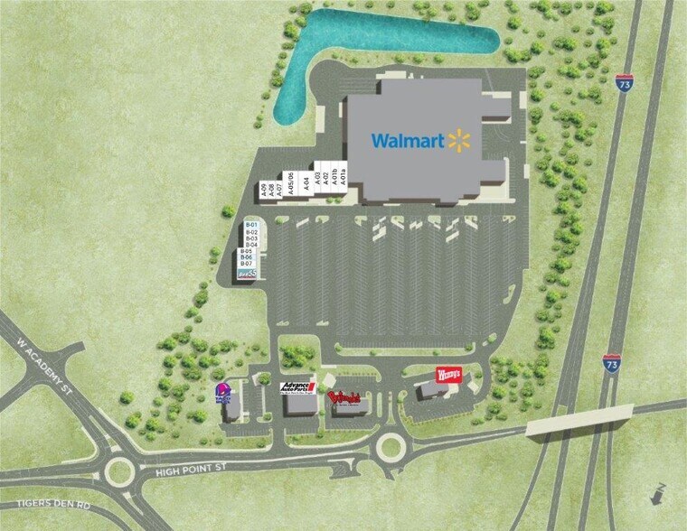 More Photos Of 1003-1021 High Point St, Randleman Unknown For Lease