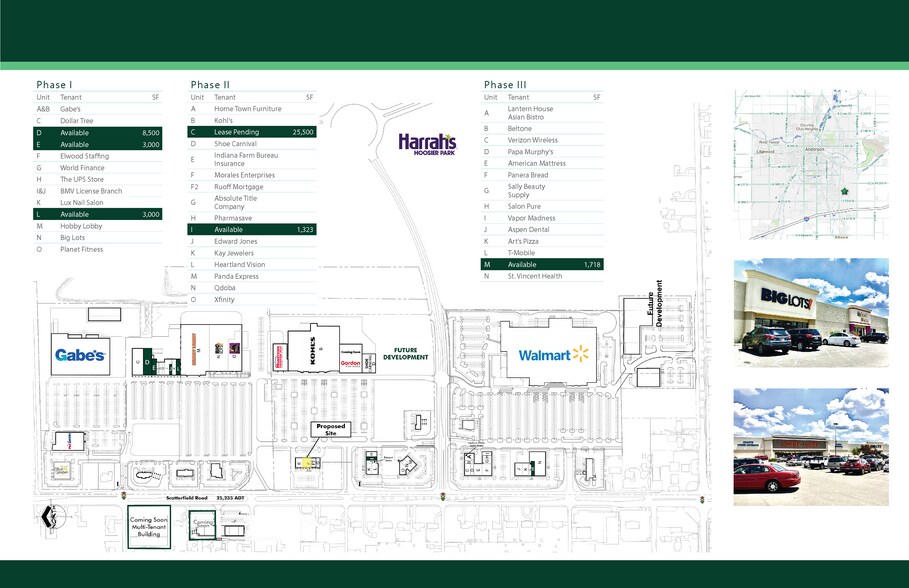 More Photos Of 4420 S Scatterfield Rd, Anderson Unknown For Lease