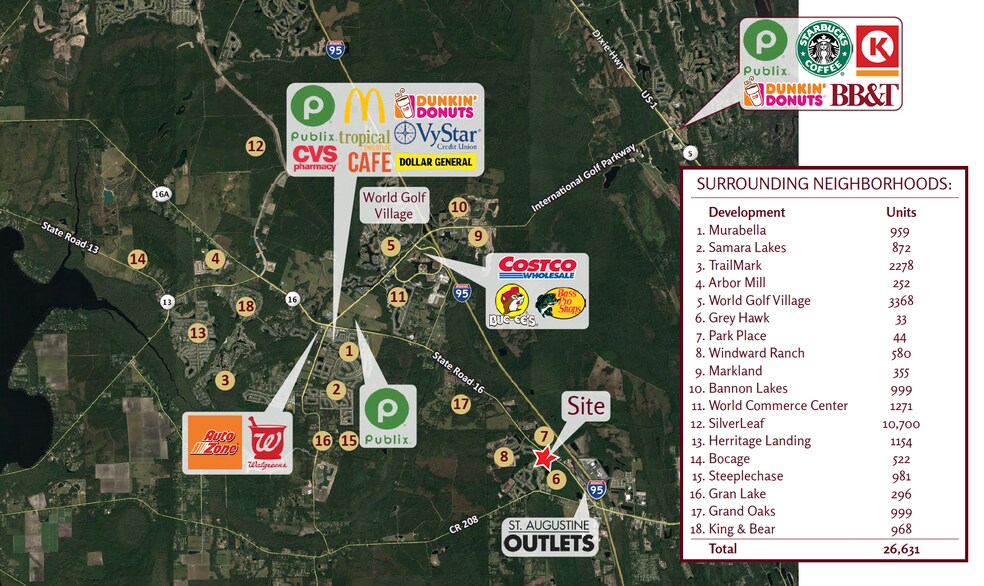 More Photos Of State Road 16 @ Whisper Ridge Drive, Saint Augustine Land For Sale