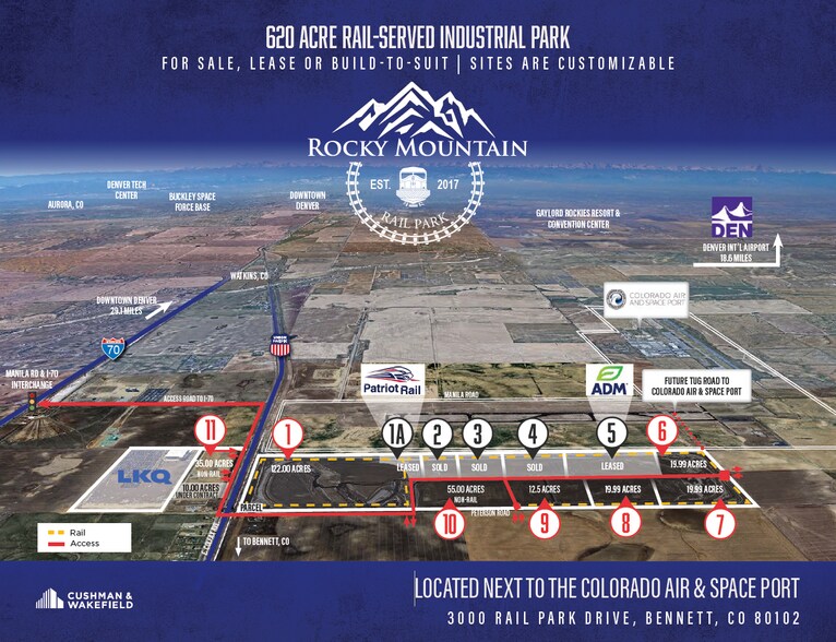 More Photos Of TBD E. Colfax, Bennett Industrial For Lease