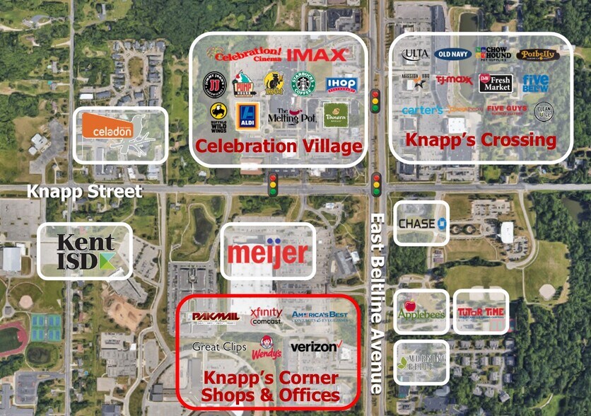 More Photos Of 1971 E Beltline Ave, Grand Rapids Freestanding For Lease