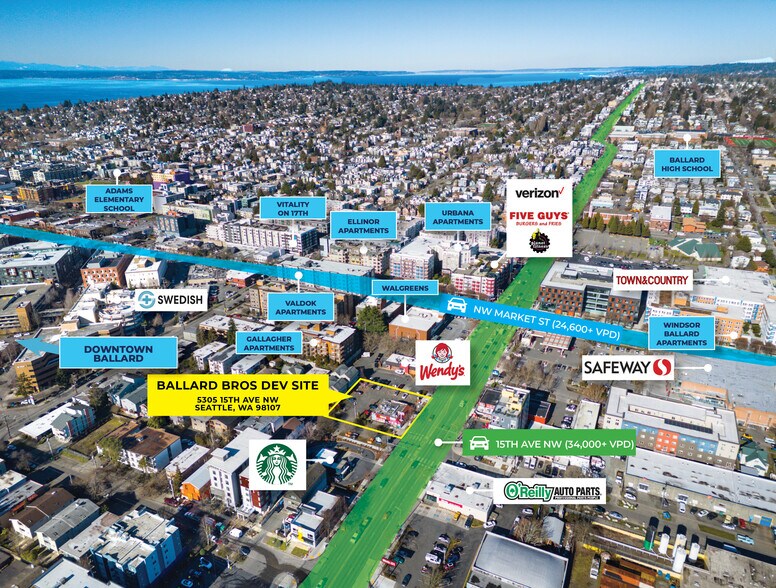 More Photos Of 5305 15th Ave NW, Seattle Land For Sale