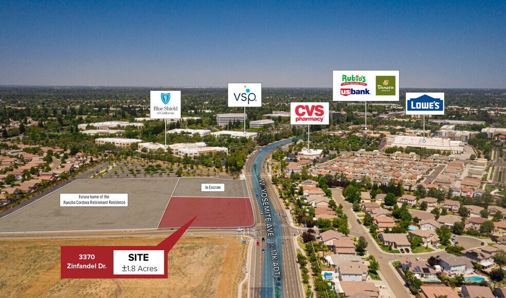 More Photos Of 3370 Zinfandel Dr, Rancho Cordova Land For Sale
