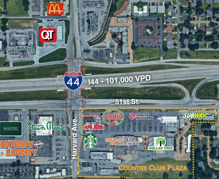 More Photos Of 3310-3524 E 51st St, Tulsa Unknown For Lease