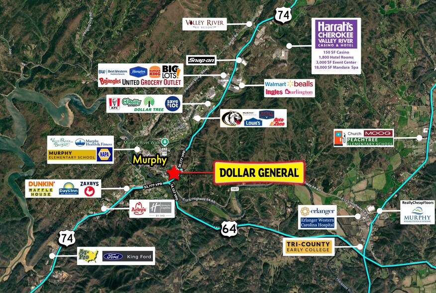 More Photos Of 138 Ledford St, Murphy General Retail For Sale