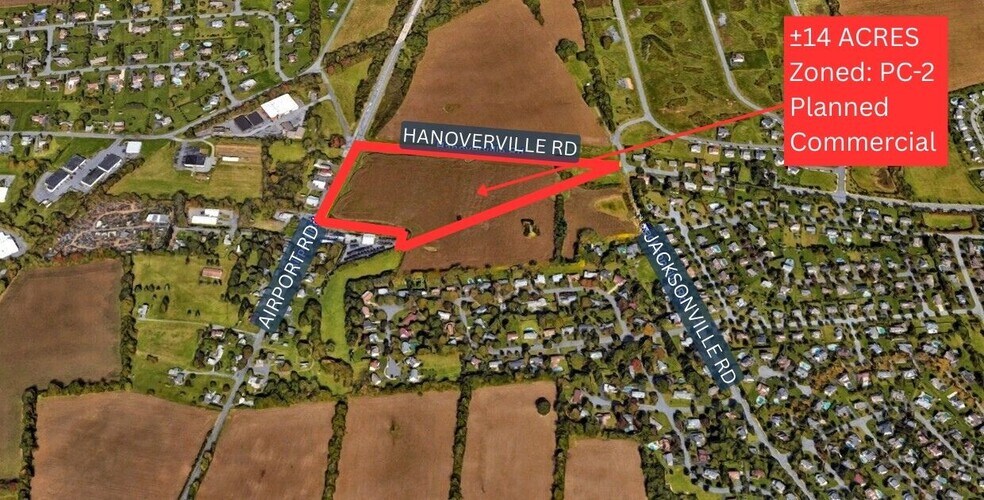 Primary Photo Of 6500 Hanoverville Rd, Bethlehem Land For Sale