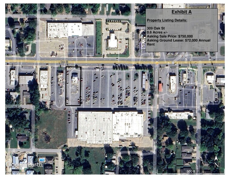 Primary Photo Of 309 Oak St, Conway Land For Sale