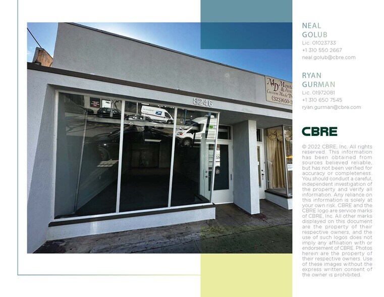 More Photos Of 8246-8248 Santa Monica Blvd, Los Angeles Storefront For Lease