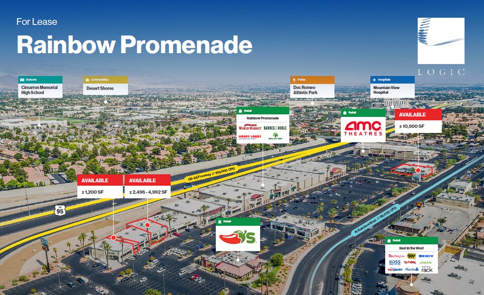 Primary Photo Of 2001-2351 N Rainbow Blvd, Las Vegas Unknown For Lease