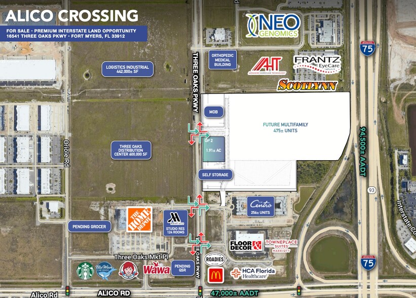 More Photos Of 16541 Three Oaks Pky, Fort Myers Land For Sale