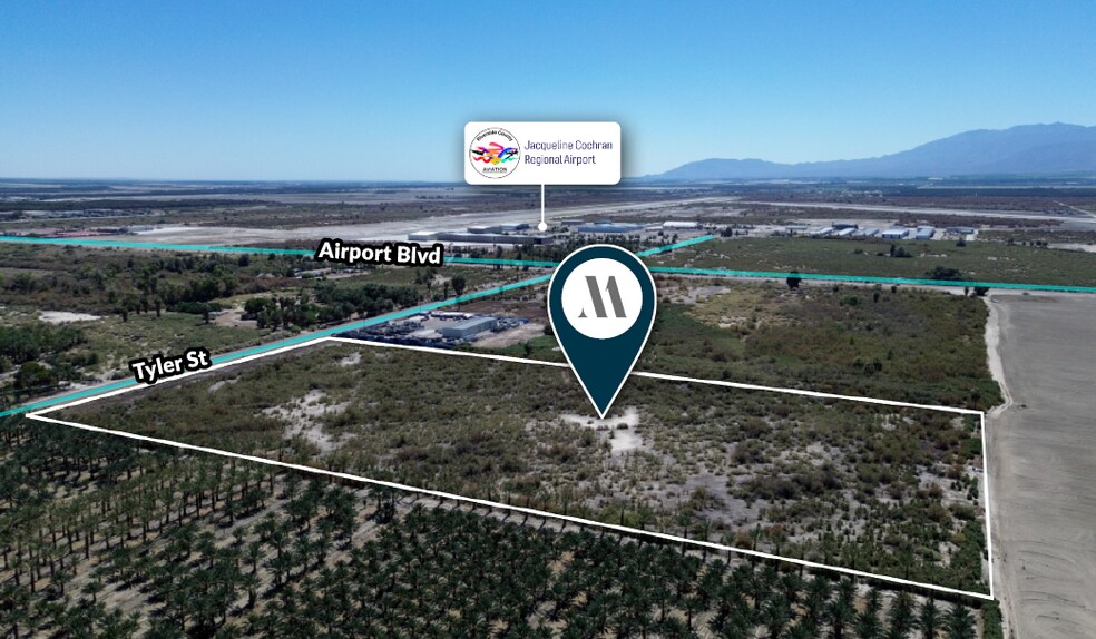 Primary Photo Of Tyler Street @ Airport Blvd., Thermal Land For Sale