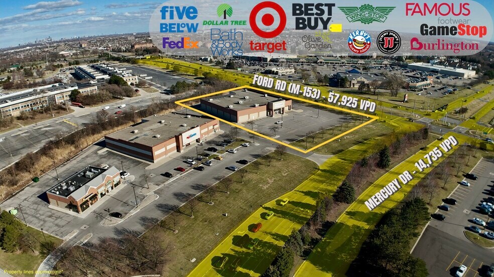 More Photos Of 5600-5700 Mercury Dr, Dearborn Freestanding For Lease