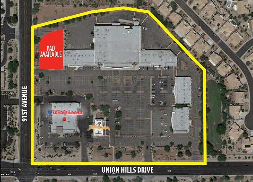 Primary Photo Of N 91st Ave @ W Union Hills Dr, Phoenix Land For Lease