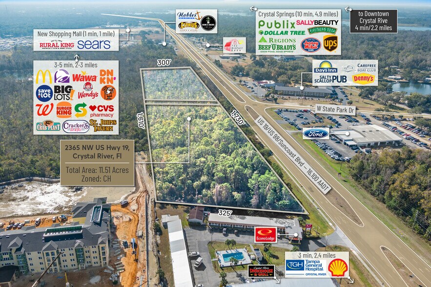 More Photos Of 2365 NW US Highway 19, Crystal River Land For Sale