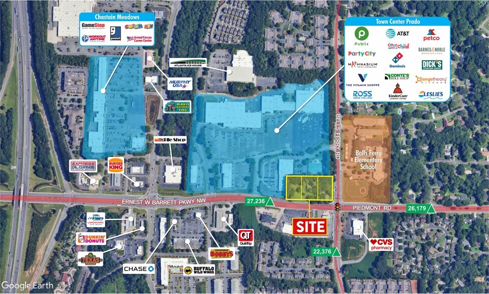 More Photos Of 2595 Bells Ferry Rd, Marietta Land For Lease