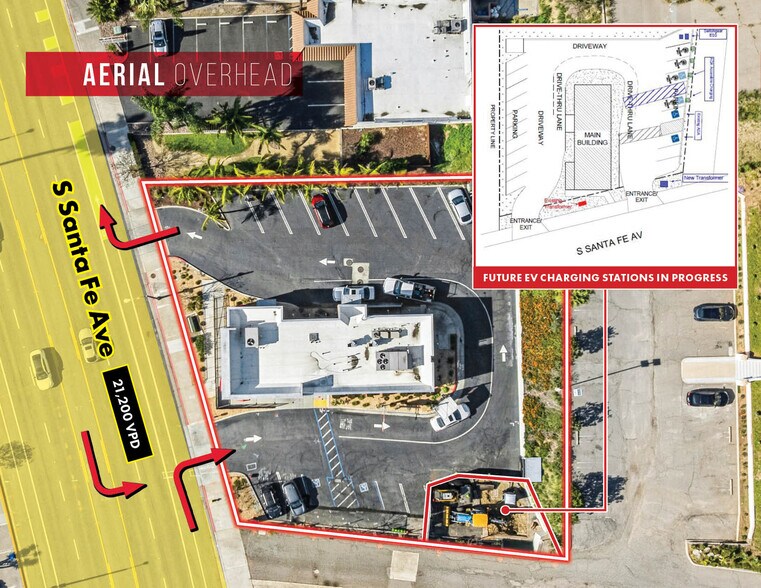 More Photos Of 1004 S Santa Fe Ave, Vista Fast Food For Sale