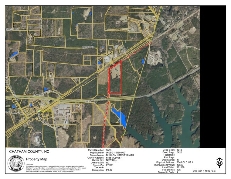 More Photos Of 7046 Old US 1 Hwy, New Hill Land For Sale