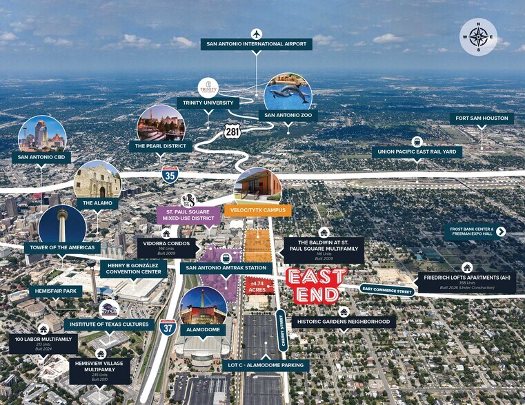 More Photos Of 1220 E Commerce St, San Antonio Land For Sale