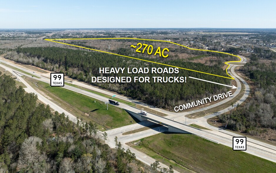 Primary Photo Of Community Dr, Cleveland, TX 77327, Cleveland Land For Sale