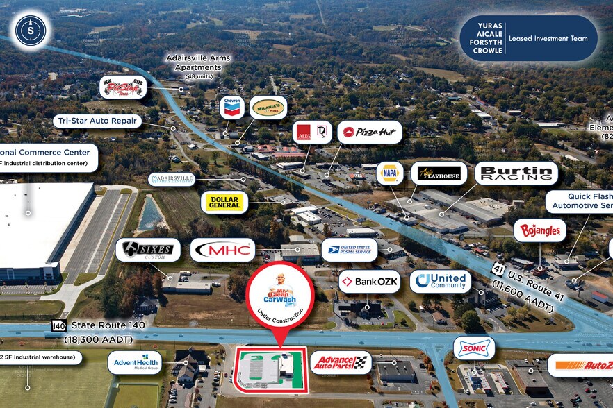 More Photos Of 18 Commerce Pky, Adairsville Carwash For Sale