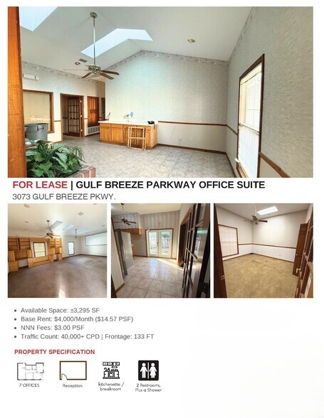 More Photos Of 3073 Gulf Breeze Pky, Gulf Breeze Fast Food For Lease
