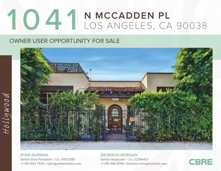 More Photos Of 1041 N McCadden Pl, Los Angeles Flex For Sale