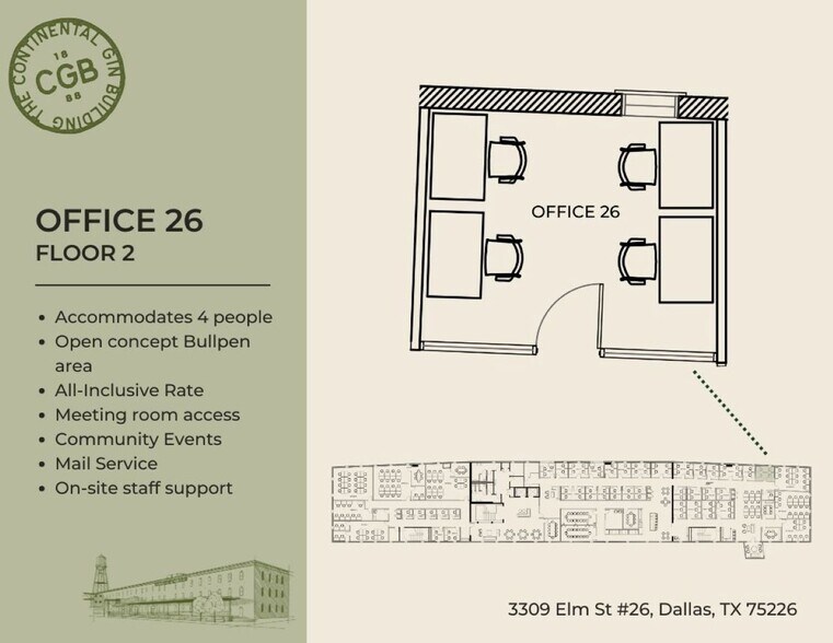More Photos Of 3309 Elm St, Dallas Office For Sale