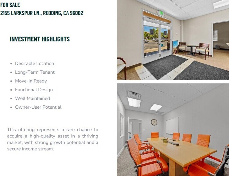 More Photos Of 2155 Larkspur Ln, Redding Office For Sale