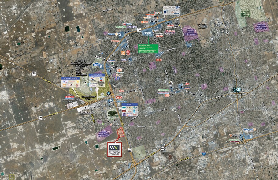 More Photos Of SWQ Loop 250 & Thomason Dr, Midland Land For Sale