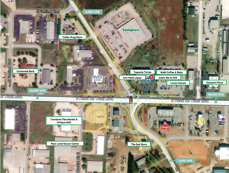 More Photos Of 895 E Henri de Tonti Blvd, Tontitown General Retail For Sale