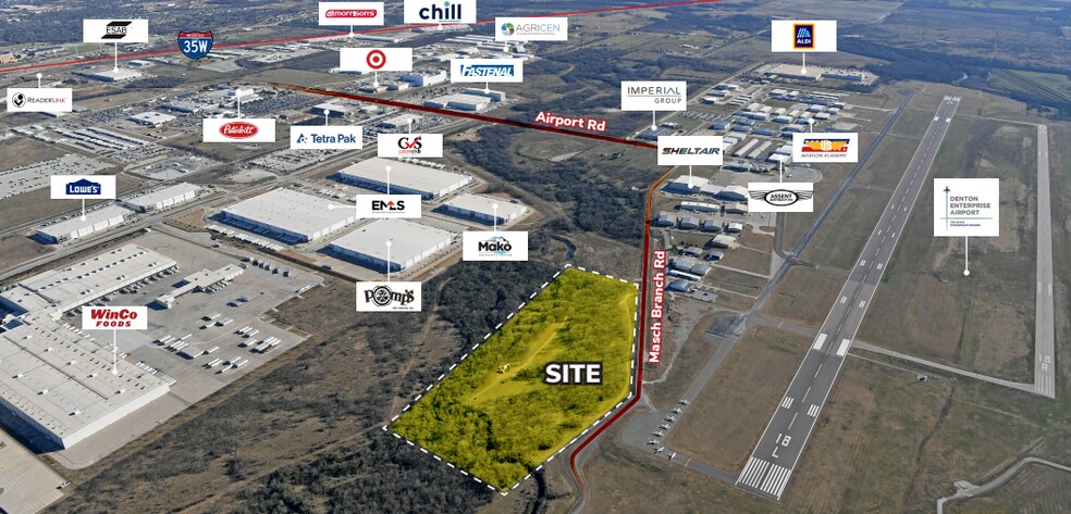 Primary Photo Of 501 S Masch Branch Rd, Denton Land For Sale