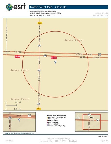 More Photos Of East US HWY 60 & 125, Rogersville Land For Lease