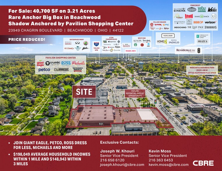 Primary Photo Of 23949 Chagrin Blvd, Beachwood Freestanding For Sale