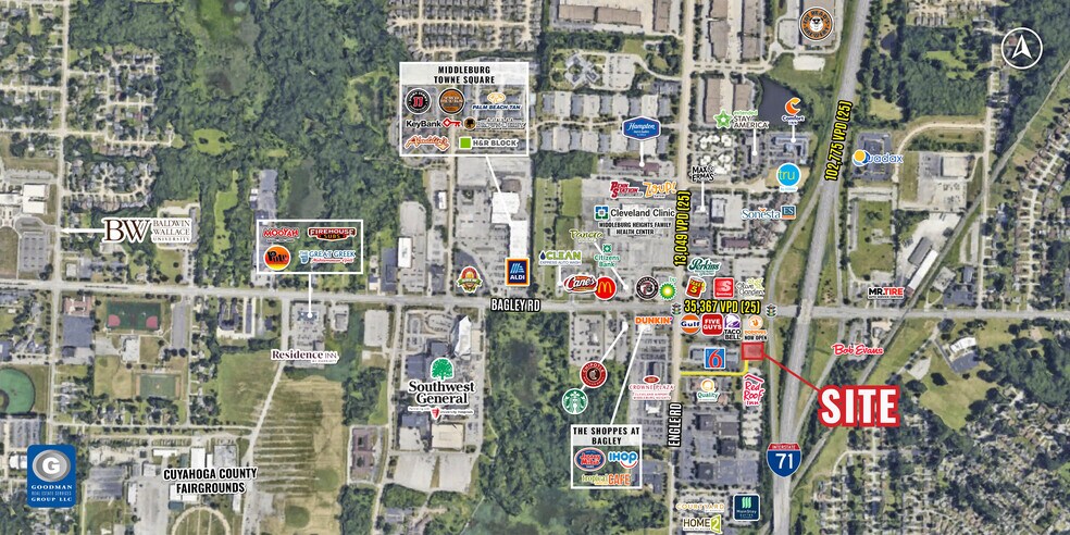 More Photos Of 17505 Bagley Rd, Middleburg Heights Land For Lease