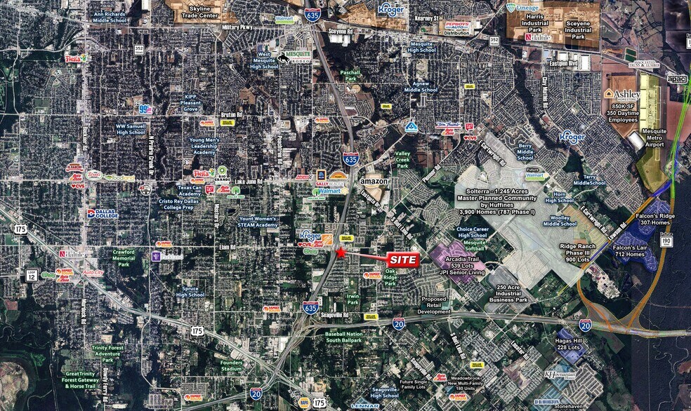 More Photos Of SEQ of I-635 & Elam Rd, Balch Springs Land For Sale