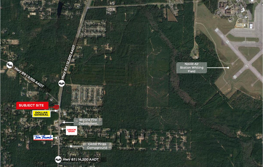 More Photos Of 6987 Highway 87 N, Milton Land For Sale